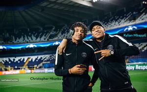 Christopher Nkunkua and Kylian MbappE